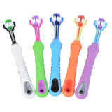 Dozzlor 1/5Pcs Pet Toothbrush Random Color Dog Cat Cleaning SuppliesTeddy Dog Brush Addition Bad Breath Tartar Teeth Care