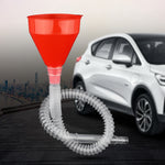 2 in 1 Plastic Water Tank Funnel Fuel Gasoline Petrol Diesel Funnel Flexible For Car Motorcycle Truck Vehicle Auto Accessories